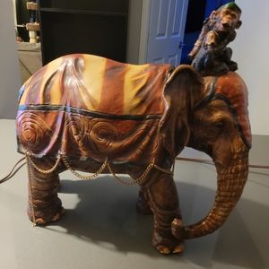 Barnum & Bailey Elephant with Monkey